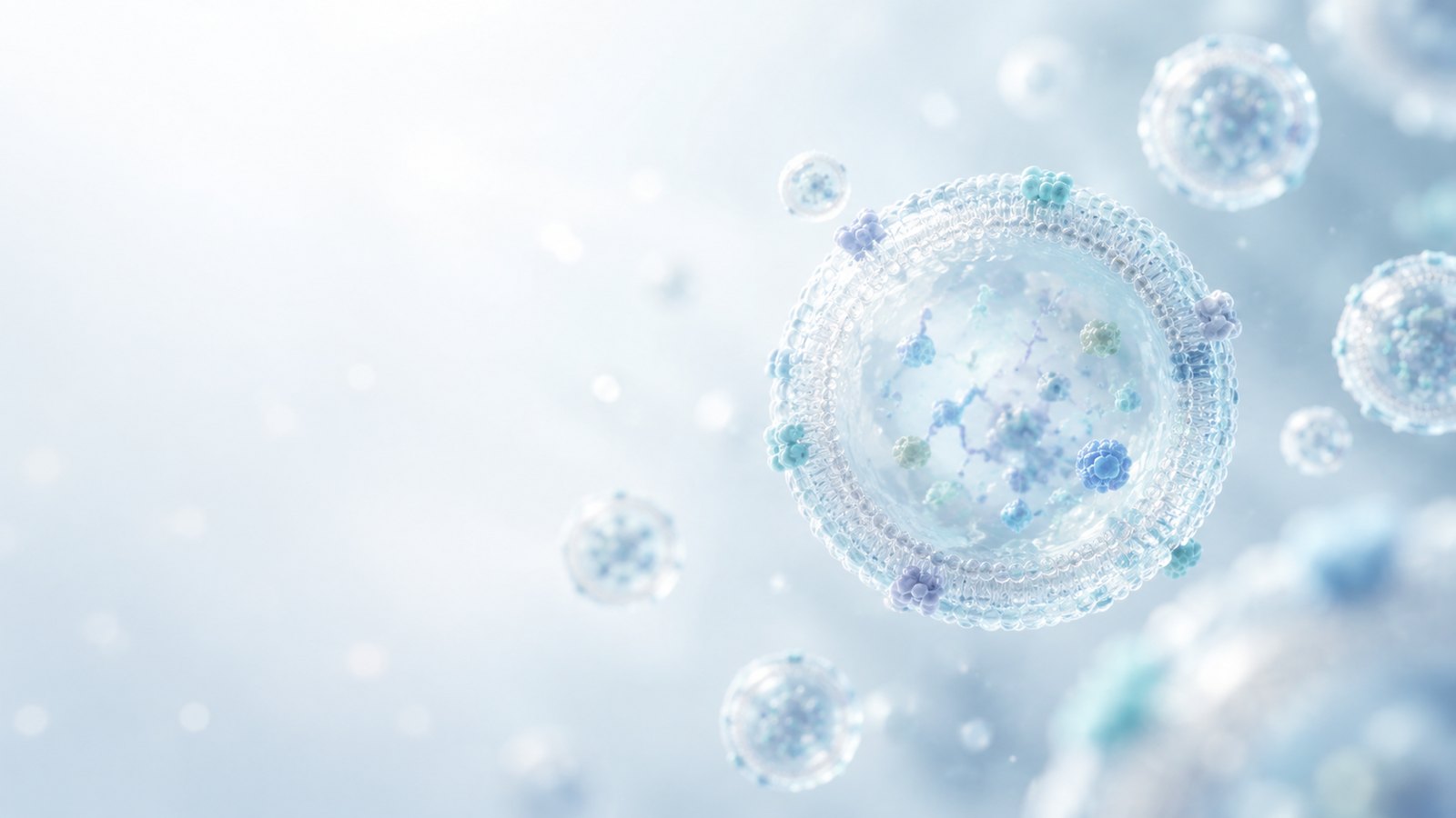 Conceptual illustration of exosomes